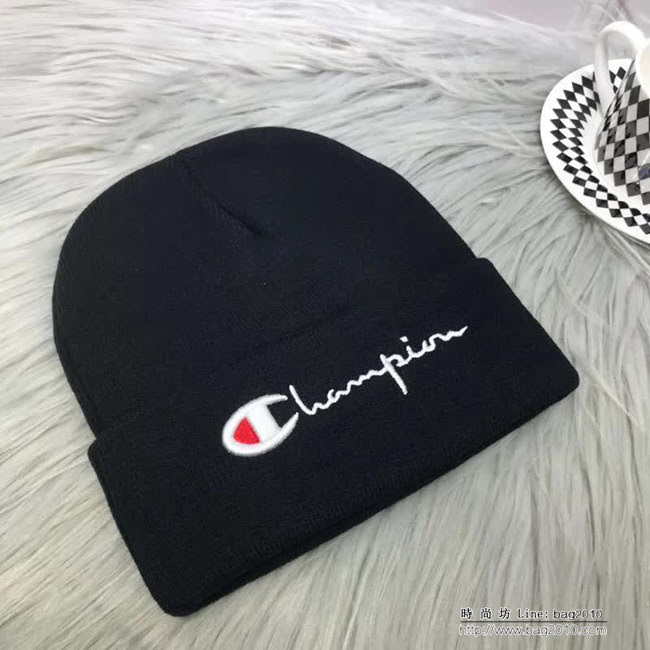 Champion 專櫃品質 2018新品簡單時尚爆款針織帽 LLWJ8065